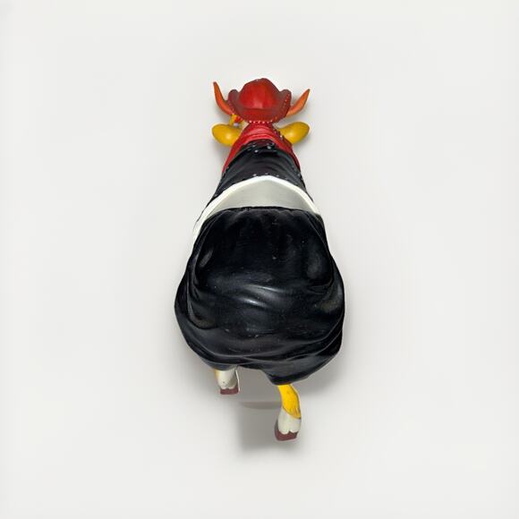 Vintage Cow Parade 2002 Moo'velous Miss Rhinestone Resin Cow Girl 7 Inches - Picture 2 of 7